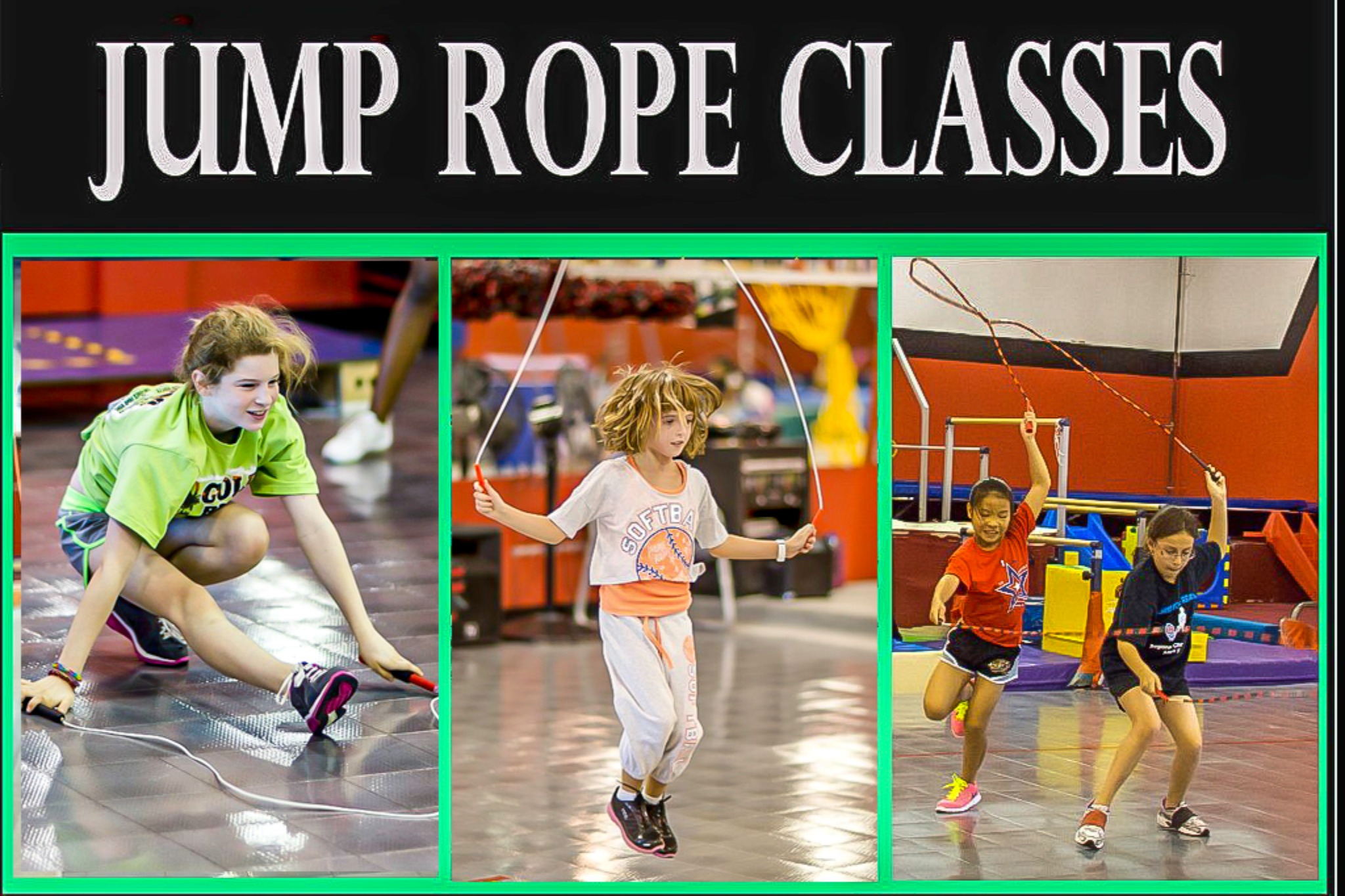 JUMP ROPE ROPE SKIPPING DOUBLE DUTCH CLASSES 